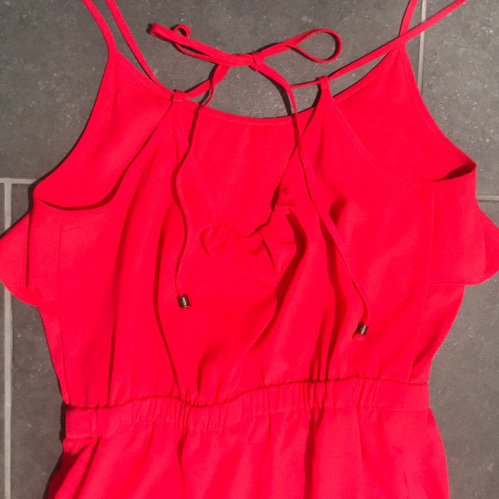 AEO Ruffled Pink Mini Dress - Picture 4 of 4